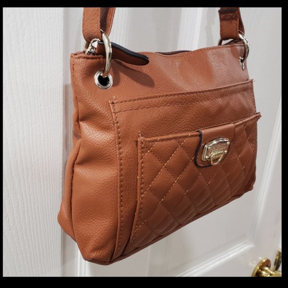 Crossbody bag, Rosetti Triple Play Roxanne Cognac - Picture 3 of 12